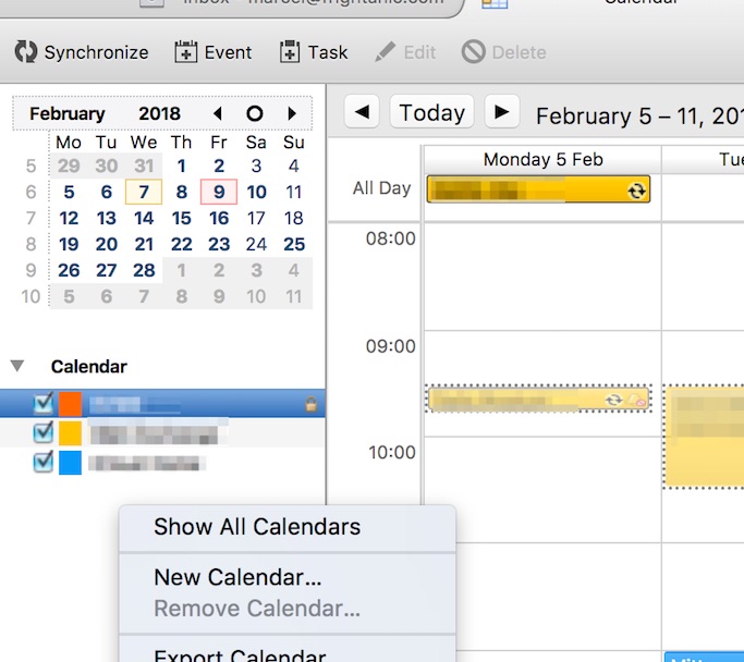 Create a calendar in Thunderbird